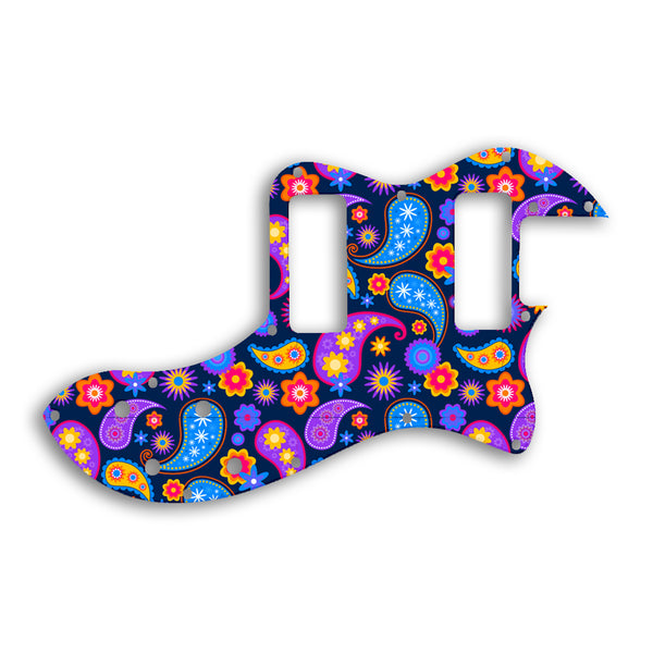 Fender TELECASTER MODERN PLAYER THINLINE DELUXE Custom Pickguard Scratchplate Paisley Design