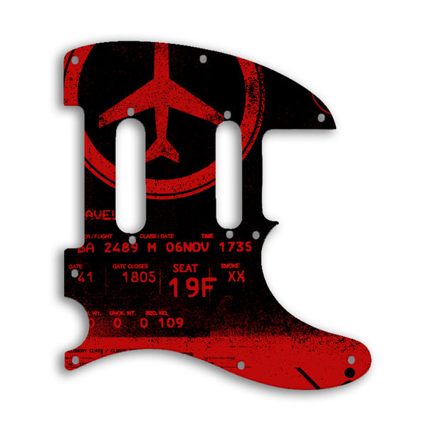 Fender TELECASTER NASHVILLE Custom Pickguard Scratchplate ABSTRACT Design