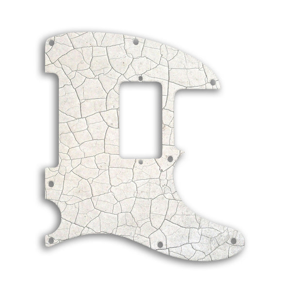 Fender TELECASTER NECK HUMBUCKER Custom Pickguard Scratchplate CRACKED Design