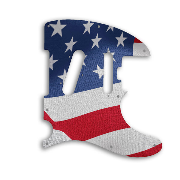 Fender TELECASTER PARALLEL UNIVERSE AMERICAN ELITE NASHVILLE HSS Custom Pickguard Scratchplate Flag Design