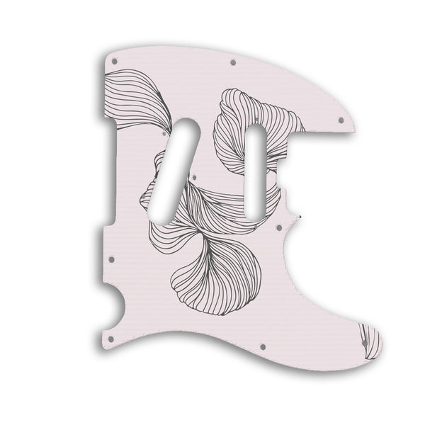 Fender TELECASTER PARALLEL UNIVERSE AMERICAN ELITE NASHVILLE HSS Custom Pickguard Scratchplate Line Design