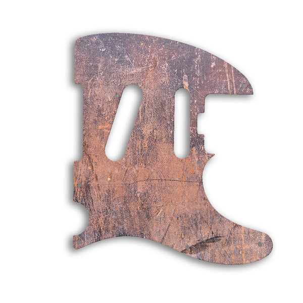 Fender TELECASTER PARALLEL UNIVERSE AMERICAN ELITE NASHVILLE HSS Custom Pickguard Scratchplate Rust Design