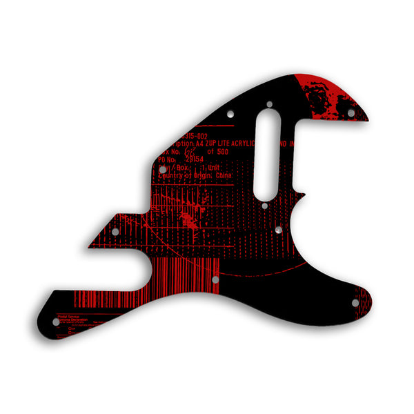 Fender TELECASTER TELE-BRATION Custom Pickguard Scratchplate ABSTRACT Design