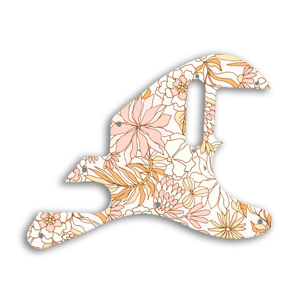 Fender TELECASTER TELE-BRATION Custom Pickguard Scratchplate FLOWERS Design