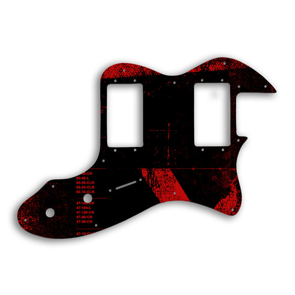 Fender Telecaster Thinline Humbucker Original Model Custom Pickguard Scratchplate ABSTRACT Design