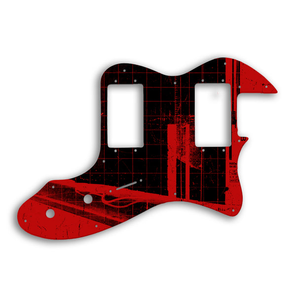 Fender Telecaster Thinline Humbucker Original Model Custom Pickguard Scratchplate ABSTRACT Design