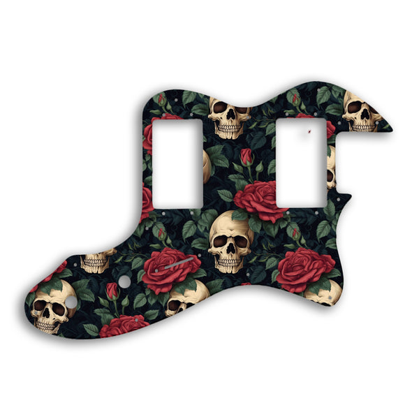 Fender Telecaster Thinline Humbucker Original Model Custom Pickguard Scratchplate SKULL Design