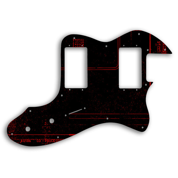 Fender Telecaster Thinline 1999-Present Made In Mexico Or 2012-2013 American Vintage Custom Pickguard Scratchplate ABSTRACT Design