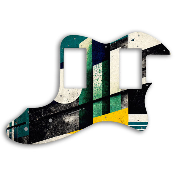 Fender Tele Thinline 1999 Made In Japan '72 Telecaster Custom Pickguard Scratchplate ABSTRACT Design