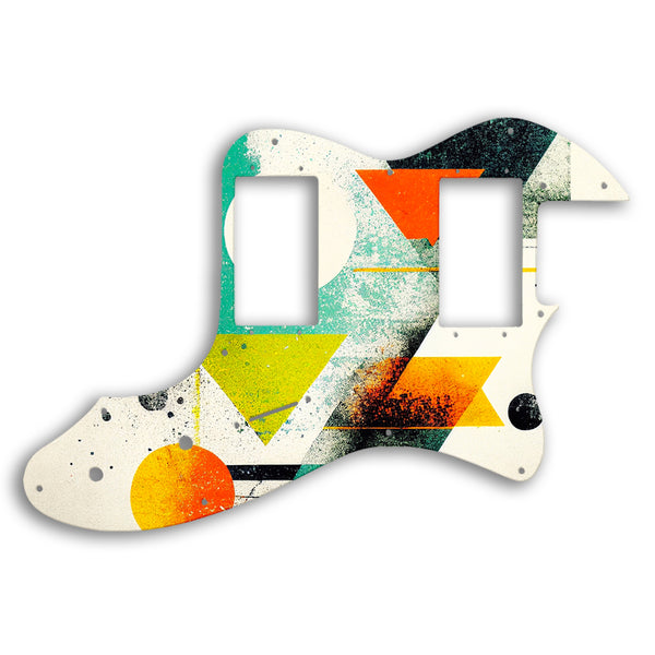 Fender Tele Thinline 1999 Made In Japan '72 Telecaster Custom Pickguard Scratchplate ABSTRACT Design