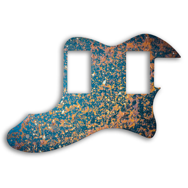 Fender Tele Thinline 1999 Made In Japan '72 Telecaster Custom Pickguard Scratchplate Rust Design