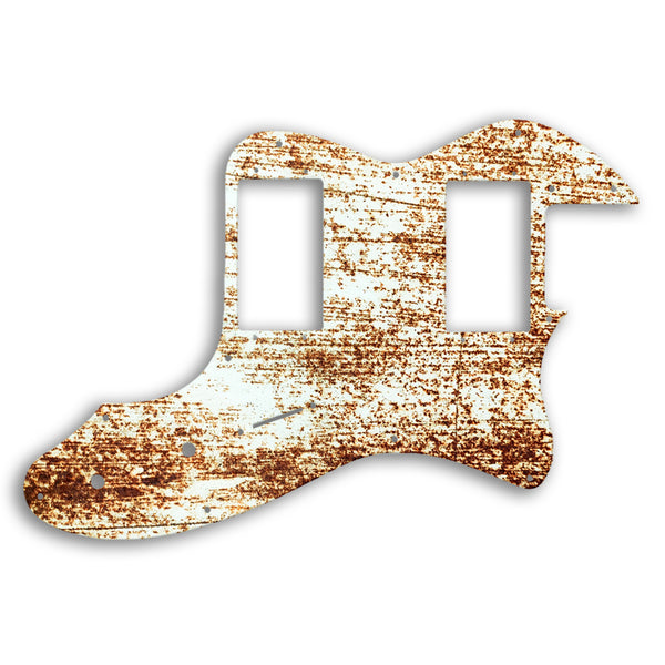 Fender Tele Thinline 1999 Made In Japan '72 Telecaster Custom Pickguard Scratchplate Rust Design