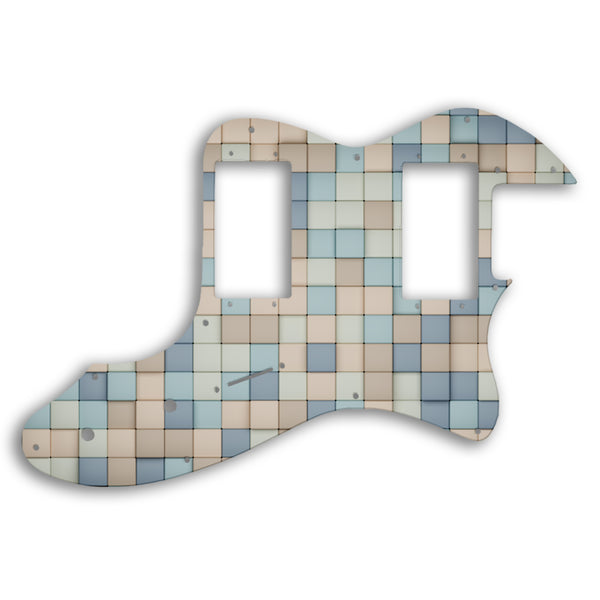 Fender Tele Thinline 1999 Made In Japan '72 Telecaster Custom Pickguard Scratchplate TILES Design