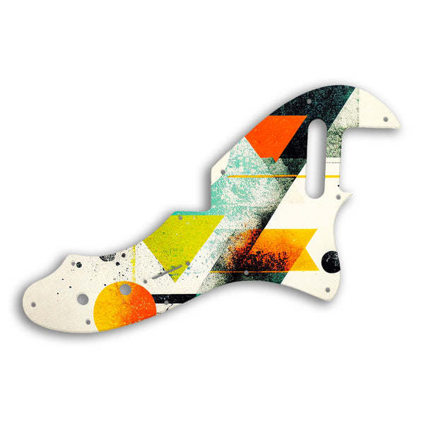 Fender TELECASTER THINLINE 1969 Custom Pickguard Scratchplate ABSTRACT Design