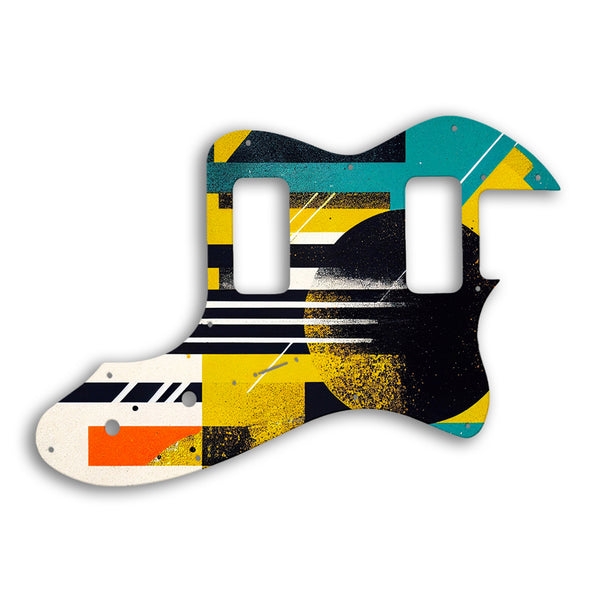 Fender TELECASTER THINLINE SUPER DELUXE Custom Pickguard Scratchplate ABSTRACT Design