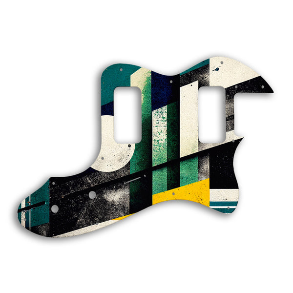 Fender TELECASTER THINLINE SUPER DELUXE Custom Pickguard Scratchplate ABSTRACT Design