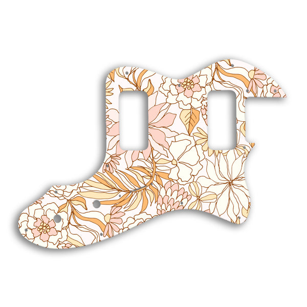 Fender TELECASTER THINLINE SUPER DELUXE Custom Pickguard Scratchplate FLOWERS Design