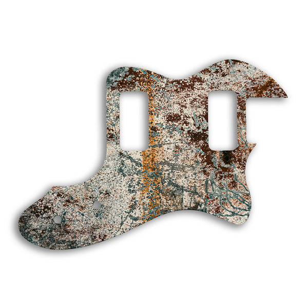 Fender TELECASTER THINLINE SUPER DELUXE Custom Pickguard Scratchplate Rust Design