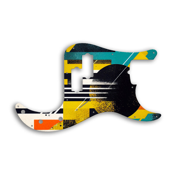 Fender Tony Franklin Signature Series Precision Bass Custom Pickguard Scratchplate ABSTRACT Design