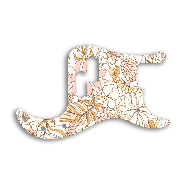 Fender Tony Franklin Signature Series Precision Bass Custom Pickguard Scratchplate FLOWERS Design