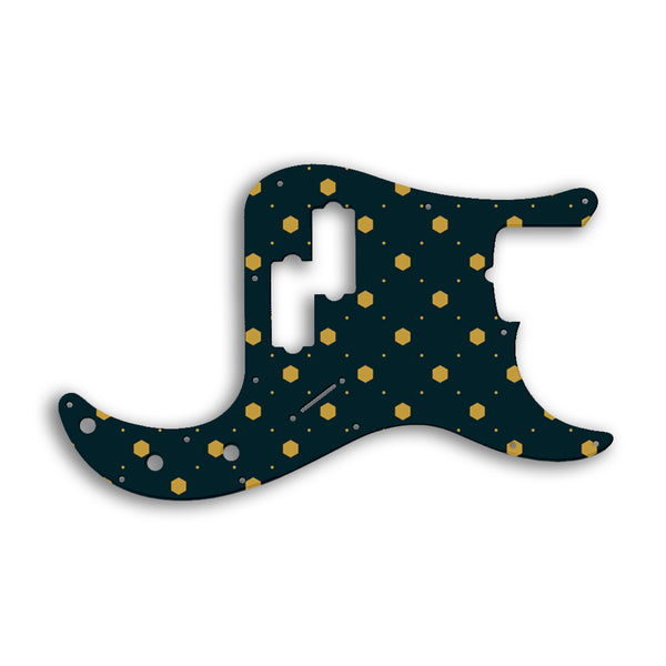 Fender Tony Franklin Signature Series Precision Bass Custom Pickguard Scratchplate Pattern Design