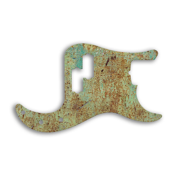 Fender Tony Franklin Signature Series Precision Bass Custom Pickguard Scratchplate Rust Design