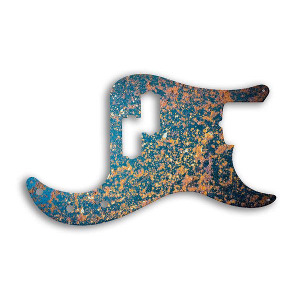 Fender Tony Franklin Signature Series Precision Bass Custom Pickguard Scratchplate Rust Design