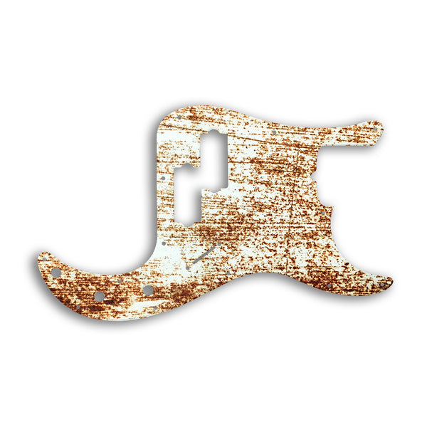 Fender Tony Franklin Signature Series Precision Bass Custom Pickguard Scratchplate Rust Design