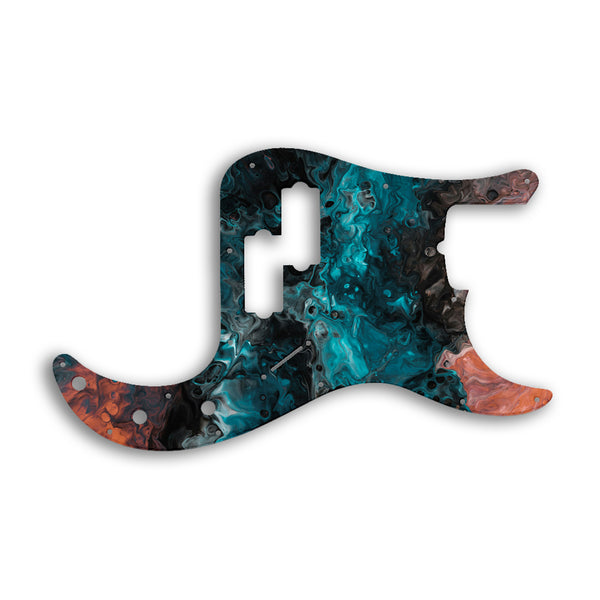 Fender Tony Franklin Signature Series Precision Bass Custom Pickguard Scratchplate SWIRL Design