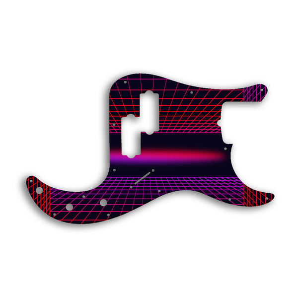 Fender Tony Franklin Signature Series Precision Bass Custom Pickguard Scratchplate TRON Design