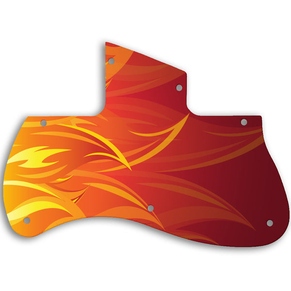 Fender Toronado 2002 Custom Pickguard Scratchplate Fire Design