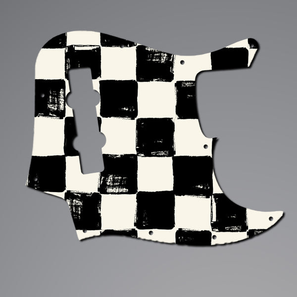 Fender Fender Jazz Bass Pickguard 3 Ply(W/B/W) 8 mounting hole Custom Pickguard Scratchplate CHESS Design