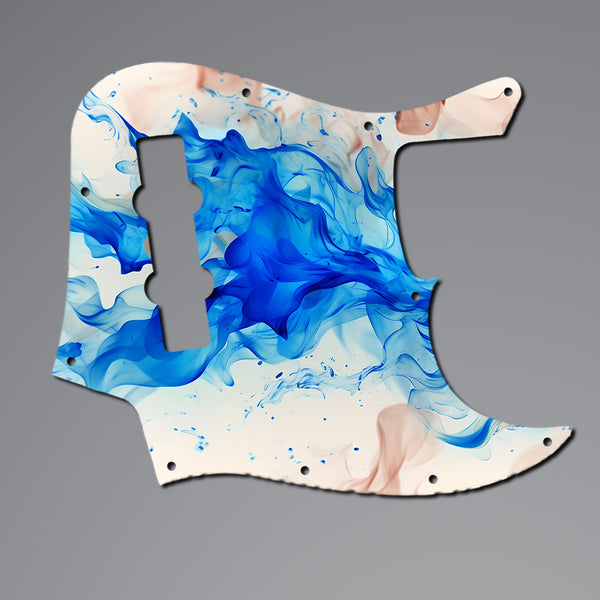 Fender Fender Jazz Bass Pickguard 3 Ply(W/B/W) 8 mounting hole Custom Pickguard Scratchplate Fire Design