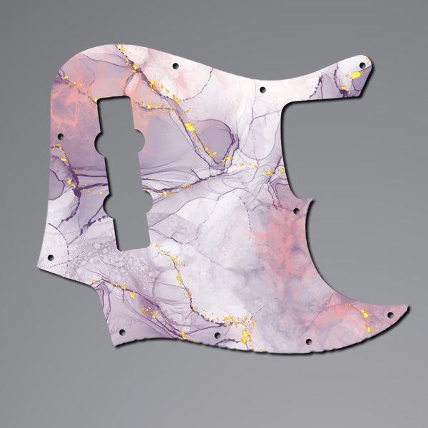 Fender Fender Jazz Bass Pickguard 3 Ply(W/B/W) 8 mounting hole Custom Pickguard Scratchplate Marble Design