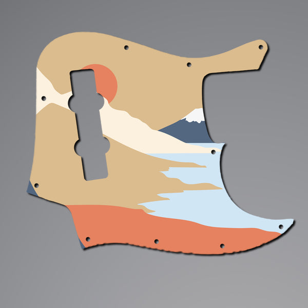 Fender Fender Jazz Bass Pickguard 3 Ply(W/B/W) 8 mounting hole Custom Pickguard Scratchplate MINIMAL Design