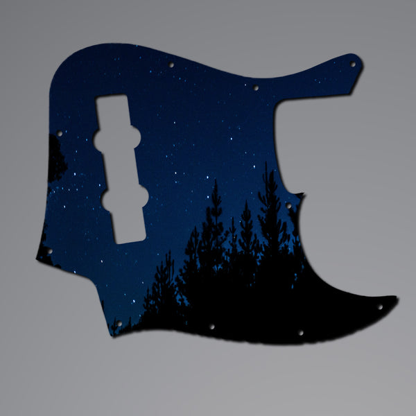 Fender Fender Jazz Bass Pickguard 3 Ply(W/B/W) 8 mounting hole Custom Pickguard Scratchplate NIGHT Design