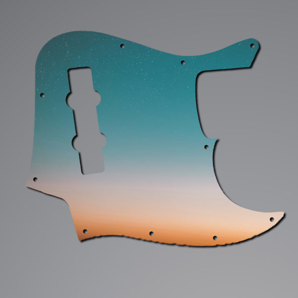 Fender Fender Jazz Bass Pickguard 3 Ply(W/B/W) 8 mounting hole Custom Pickguard Scratchplate NIGHT Design