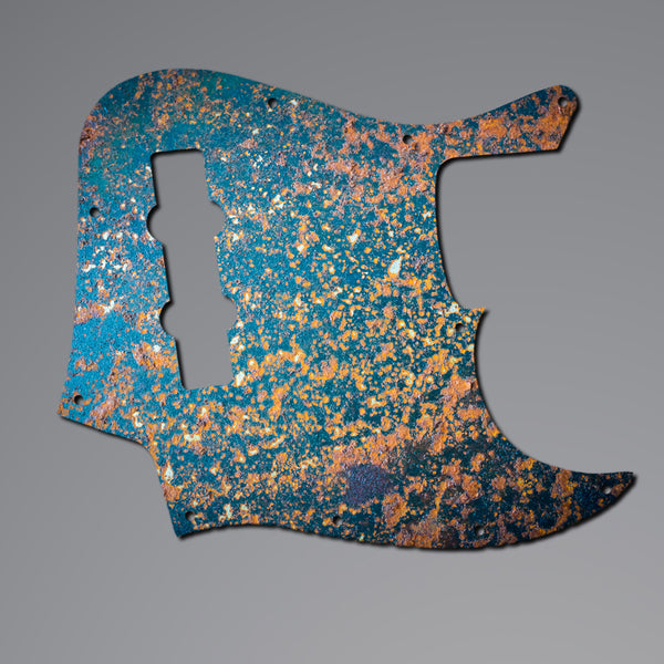 Fender Fender Jazz Bass Pickguard 3 Ply(W/B/W) 8 mounting hole Custom Pickguard Scratchplate Rust Design