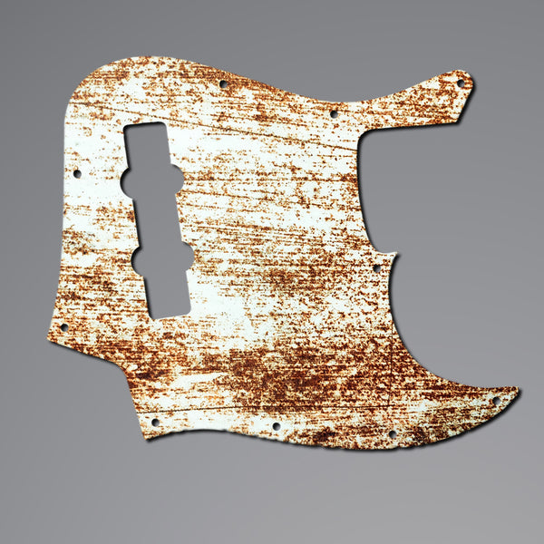 Fender Fender Jazz Bass Pickguard 3 Ply(W/B/W) 8 mounting hole Custom Pickguard Scratchplate Rust Design