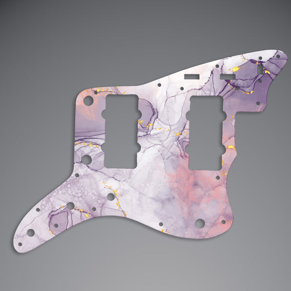 Fender Fender Jazz Master Pickguard 3 Ply(W/B/W) 14 mounting hole Custom Pickguard Scratchplate Marble Design