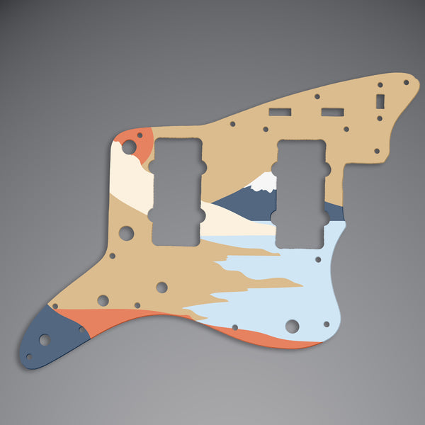 Fender Fender Jazz Master Pickguard 3 Ply(W/B/W) 14 mounting hole Custom Pickguard Scratchplate MINIMAL Design