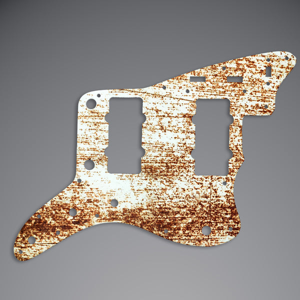 Fender Fender Jazz Master Pickguard 3 Ply(W/B/W) 14 mounting hole Custom Pickguard Scratchplate Rust Design