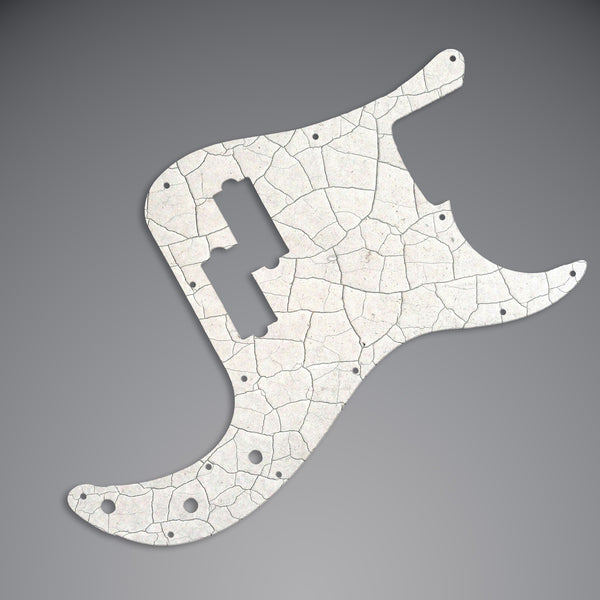 Fender Fender Precision Bass Pickguard 3 Ply(W/B/W) 13 mounting holes Custom Pickguard Scratchplate CRACKED Design