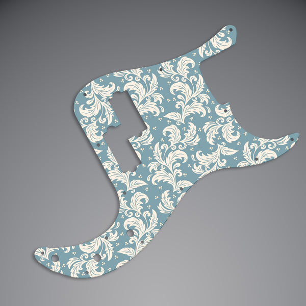 Fender Fender Precision Bass Pickguard 3 Ply(W/B/W) 13 mounting holes Custom Pickguard Scratchplate Floral Design