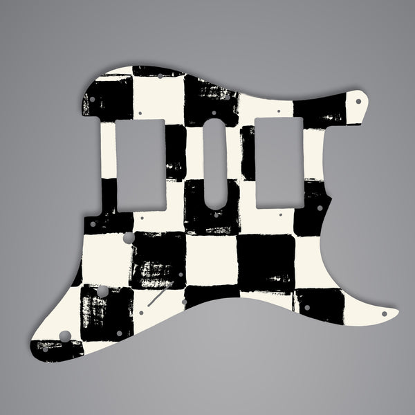 Fender Fender Stratocaster HSH Pickguard 3 Ply(W/B/W) 11 mounting hole for Fender American/Mexican Standard Custom Pickguard Scratchplate CHESS Design