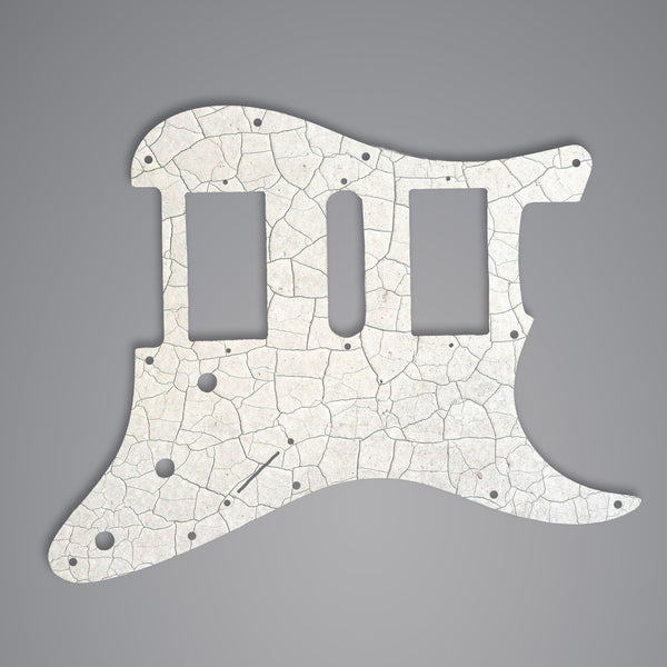 Fender Fender Stratocaster HSH Pickguard 3 Ply(W/B/W) 11 mounting hole for Fender American/Mexican Standard Custom Pickguard Scratchplate CRACKED Design