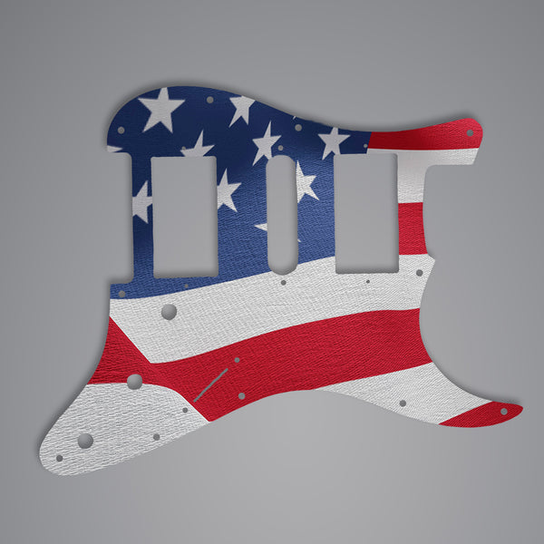 Fender Fender Stratocaster HSH Pickguard 3 Ply(W/B/W) 11 mounting hole for Fender American/Mexican Standard Custom Pickguard Scratchplate Flag Design