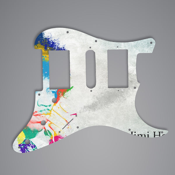 Fender Fender Stratocaster HSH Pickguard 3 Ply(W/B/W) 11 mounting hole for Fender American/Mexican Standard Custom Pickguard Scratchplate Jimi Design