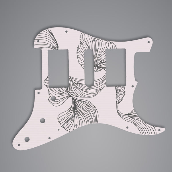 Fender Fender Stratocaster HSH Pickguard 3 Ply(W/B/W) 11 mounting hole for Fender American/Mexican Standard Custom Pickguard Scratchplate Line Design