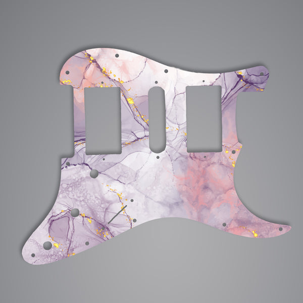 Fender Fender Stratocaster HSH Pickguard 3 Ply(W/B/W) 11 mounting hole for Fender American/Mexican Standard Custom Pickguard Scratchplate Marble Design